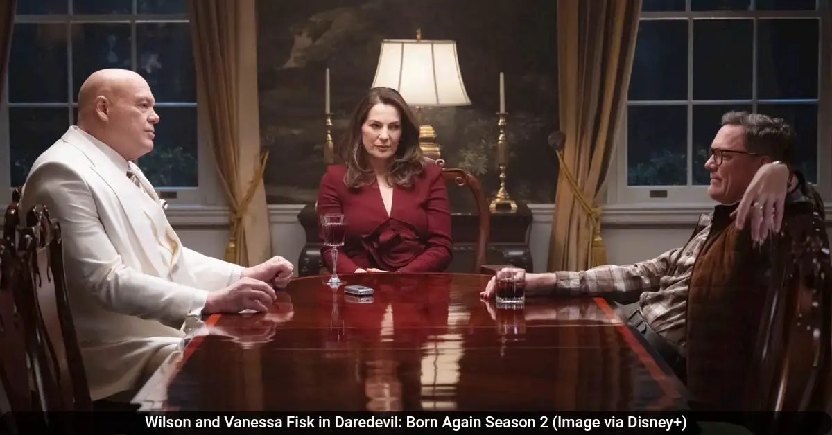 Wilson and Vanessa Fisk in Daredevil: Born Again Season 2 (Image via Disney+)