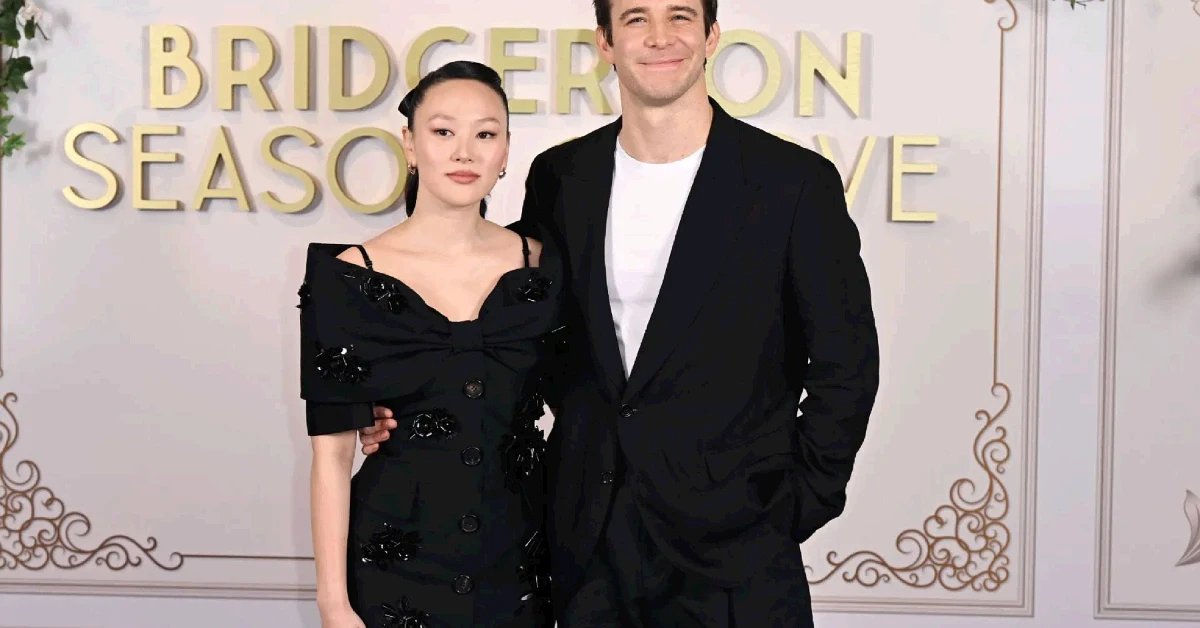 Bridgerton Season 4 stars Yerin Ha and Luke Thompson - Source: Getty