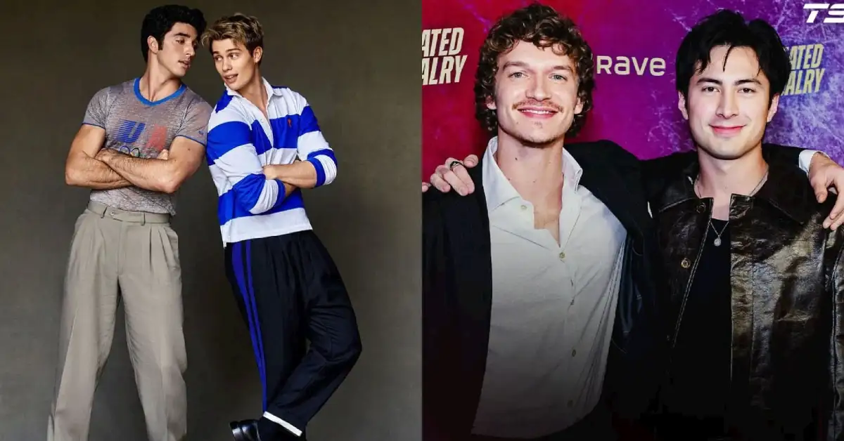 Taylor Zakhar Perez sees the similarities between his hit movie franchise and Heated Rivalry (Images via Instagram/@rwrbonprime and @cravecanada)