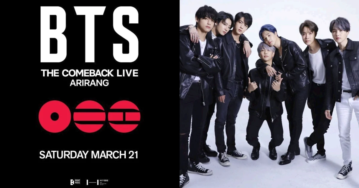 BTS THE COMEBACK LIVE ARIRANG Ticket Sale Starts Feb 23 on NOL Ticket: Age Limit, Seat Map & General Onsale Time Confirmed