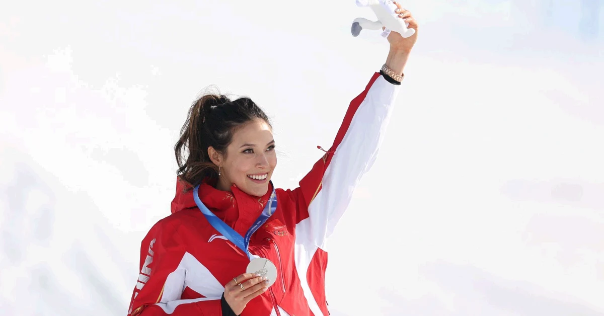 Eileen Gu at Freestyle Skiing - Milano Cortina 2026 Winter Olympics: Day 3 - Source: Getty
