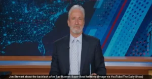 Jon Stewart Roasts Conservative Backlash to Bad Bunny’s Record-Breaking Super Bowl Halftime Show