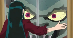 Ms. Ritsuko seeing the yokai in Hell Teacher Jigoku Sensei Nube Part 2 Source Studio KAI 42kb Hell Teacher Nube Part 2 Episode 8: The Creepy Tablet Story Explained