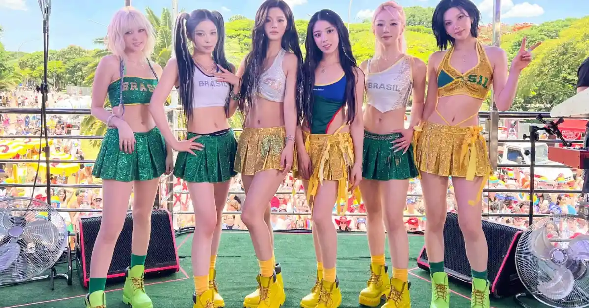 NMIXX performed at Brazil’s Bloco da Pabllo festival (Image via X/@NMIXX_official)