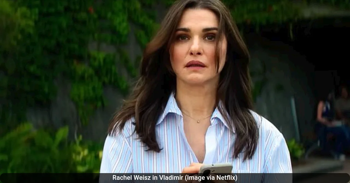 Rachel Weisz in Vladimir (Image via Netflix)