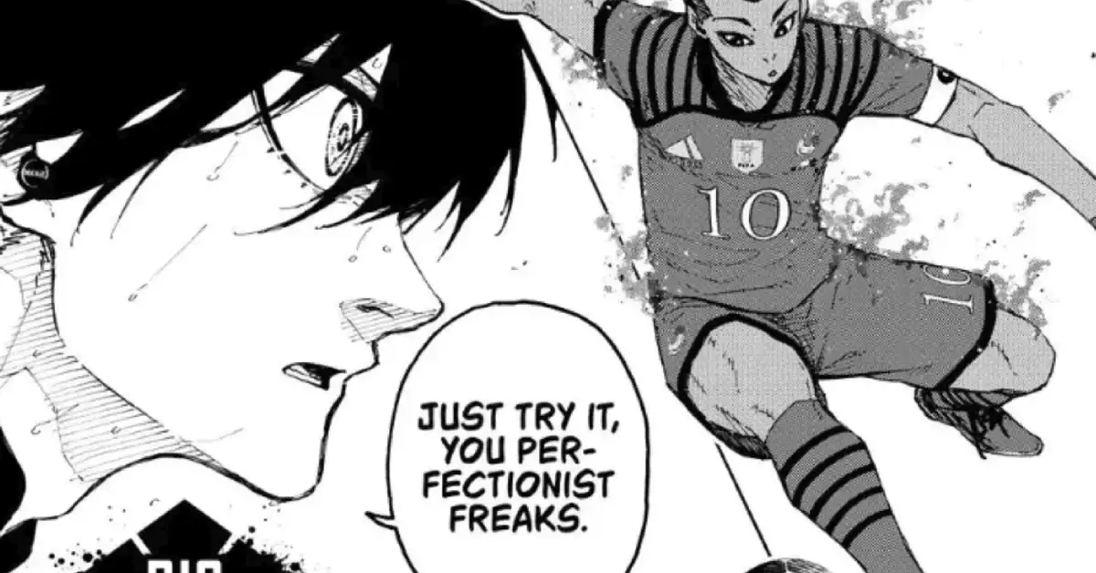 Rin and Loki head-to-head in Blue Lock Chapter 338 - Source: K Manga