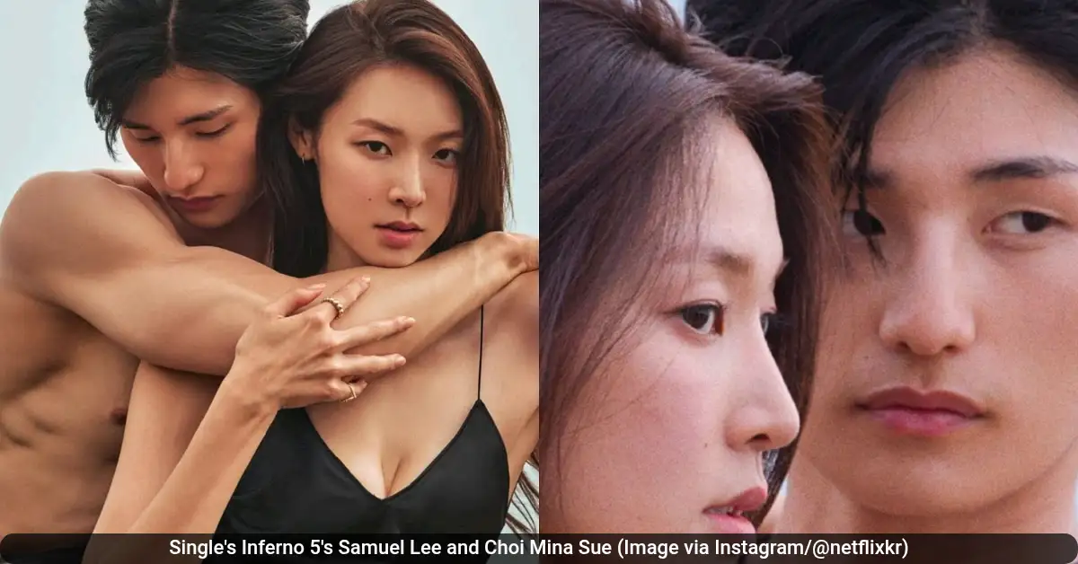 Single's Inferno 5's Samuel Lee and Choi Mina Sue (Image via Instagram/@netflixkr)