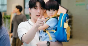 Our Universe Releases Super Cute Behind-The-Scenes Photos Of Bae In Hyuk With His On-Screen Nephew