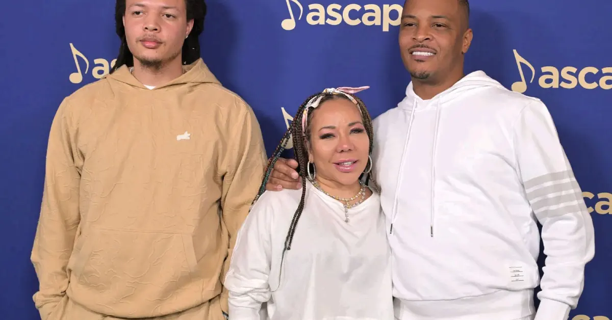 From Left to Right Domani Tiny Harris and T.I. Source Getty 41kb From Left to Right: Domani, Tiny Harris and T.I. - Source: Getty