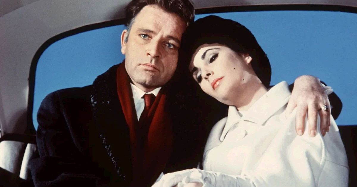 On the set of The V.I.P.s Source Getty 60kb Love Story Season 2 Plans: Elizabeth Taylor and Richard Burton Tragic Romance Could Be Next After JFK Jr. Series Finale