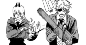 Power and Denji in Chainsaw Man Finale Source VIZ 52kb Chainsaw Man Manga Ends After 8 Years: Why Aki and Reze Are Missing From Denji’s Final Chapter
