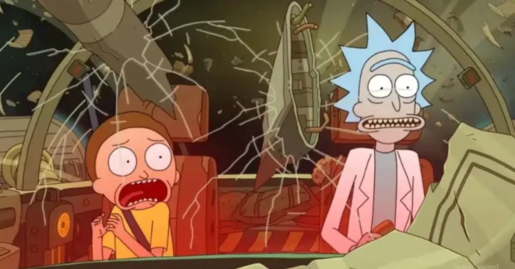 Rick and Morty Image via Justin Roilands Solo Vanity Card Productions 53kb Rick and Morty | Image via: Justin Roiland's Solo Vanity Card Productions!