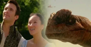 The Dinosaur x Bridgerton Source Netflix 69kb Steven Spielberg’s The Dinosaurs Docuseries Takes Netflix Top Spot From Bridgerton