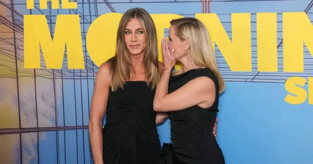 The Morning Show stars Jennifer Aniston and Reese Witherspoon - Source: Getty