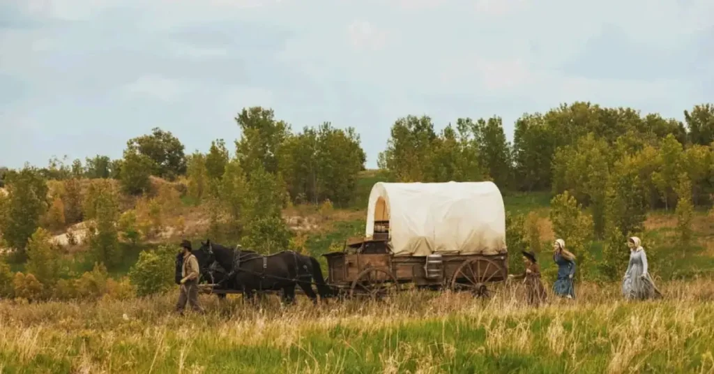 The promo image for the Little House on the Prairie reboot Image Via Instagram rsonnenshine 61kb Netflix’s ‘Little House on the Prairie’ Trailer Shows the Darker Side of 1800s Frontier Life