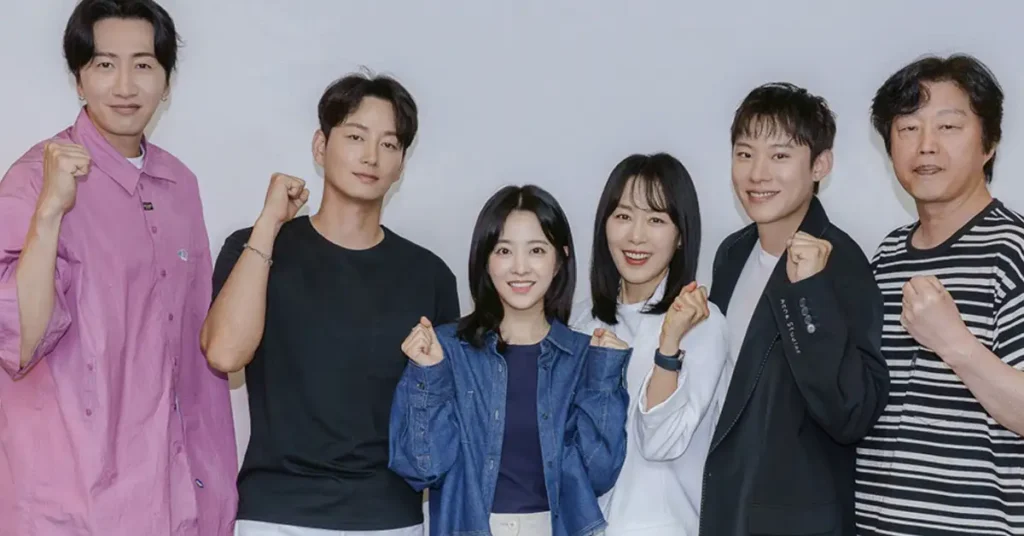 cast members Image via X@DisneyPlusKR 41kb cast members of Gold Land (Image via X@DisneyPlusKR)