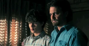 A still from Episode 6 of Marshals Source Paramount 70kb Marshals Episode 6 Reveals Monica Dutton’s Death Timeline and Brings Back a Yellowstone Favorite