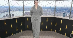 Actress Lucy Halliday Source Getty 70kb Lucy Halliday Talks Elisabeth Moss Surprise Appearance in The Testaments Premiere Season