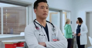 Dr. Kim officiates the wedding in the finale episode Image Via Instagram @scrubs 57kb Scrubs Revival Ending Explained: Dr Cox Health Crisis, Janitor Return and JD New Love Interest