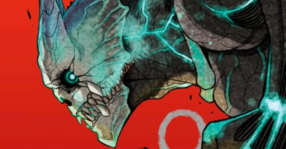 Kafka Hibino in Kaiju form in Vol. 1 - Source: VIZ