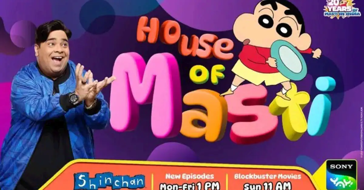 Key visual from the series Source Sony YAY 52kb Shin Chan 20 Years in India: Sony YAY! Launches ‘House of Masti’ with Kiku Sharda Rap Track