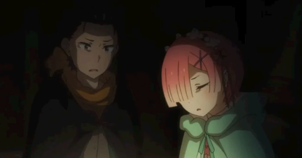Ram and Subaru's argument in Re:ZERO -Starting Life in Another World- Season 4 - Source: Studio White Fox