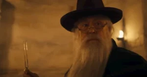 Still from Harry Potter Image via Youtube @ HBO Max 40kb Harry Potter TV Series Gives First Look at Dumbledore’s Elder Wand in New Behind-the-Scenes Special