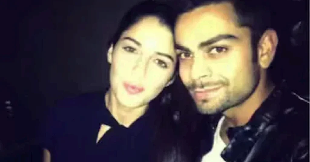 Virat with Izabelle during their dating days.