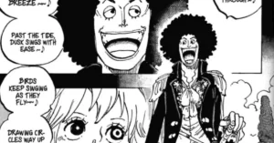Brook as seen in his youth Source VIZ 65kb One Piece Chapter 1184 Raw Scans: Brook’s Tragic Past Finally Revealed And Queen Candell’s Secret Gorosei Meeting