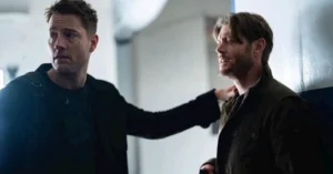 Colter and Russell in the finale of Tracker Season 3 Image Via Instagram @trackercbs 47kb ‘Tracker’ Season 3 Finale Ending Explained: What Russell Shaw Is Hiding From Colter After The Big Reveal