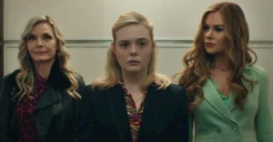Margos Got Money Troubles review Michelle Pfeiffer Elle Fanning and Nicole Kidman in a still from the show. Apple TV 58kb Margo’s Got Money Troubles on Apple TV+: Elle Fanning Turns to OnlyFans But Critics Say It’s Not That Easy