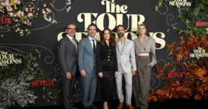 Netflixs The Four Seasons Premiere Arrivals Source Getty 65kb The Four Seasons Season 2 Netflix Release Date: When To Watch The Comedy’s New Episodes