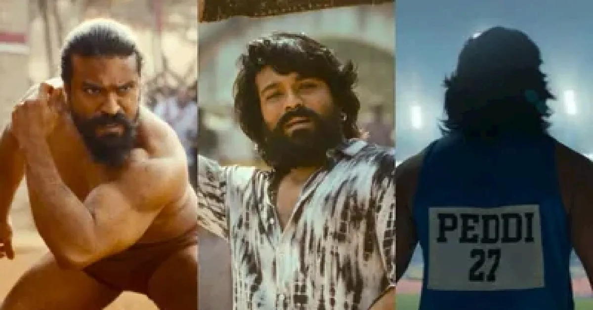 Peddi trailer: Ram Charan plays kushti, cricket and running in Buchi Babu Sana film.