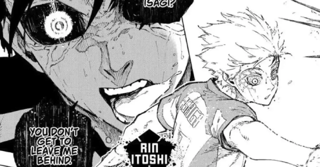 Rin Itoshi appears out of nowhere Source K Manga 68kb Blue Lock Chapter 347 Is Set To End The Japan Vs France Match With A Wild Double Shot