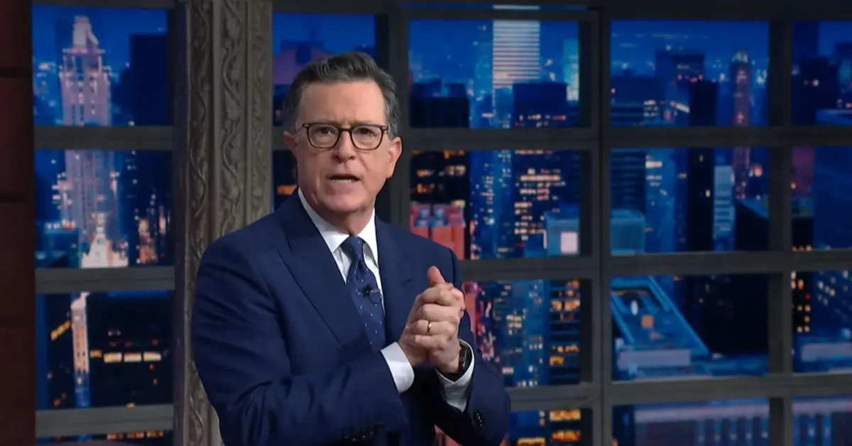 Still from The Late Show with Stephen Colbert series finale Image Via YouTube The Late Show with Stephen Colbert Still from The Late Show with Stephen Colbert series finale