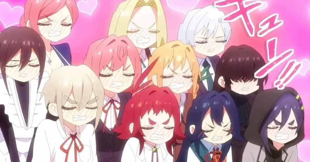 The 100 Girlfriends Season 3 | Key visual from the anime - Source: Bibury Animation Studios