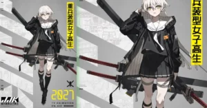 Heavily Armed High School Girls Anime Visual Image Via @juheiso anime X Heavily Armed High School Girls Anime Gets 2027 Release Date, neco’s Popular Illustration Series Finally Adapted