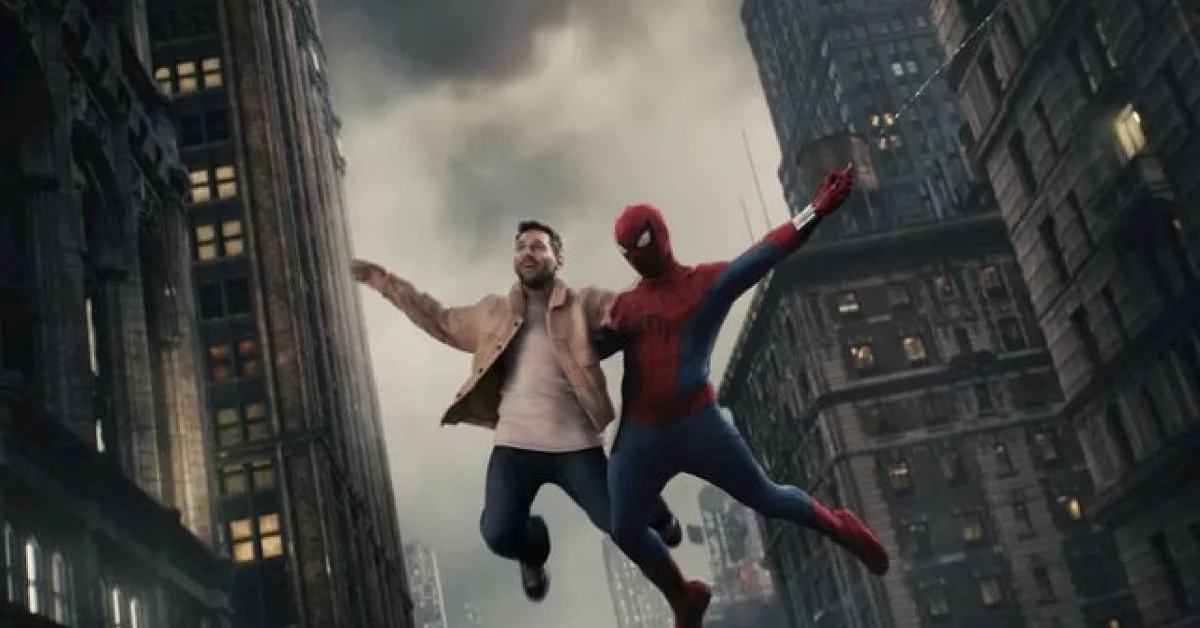 Lionel Messi and Spider Man Image via YouTube @sonypictures 50kb Messi Meets Spider-Man: World Cup Promo Video Takes Fans by Surprise