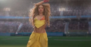 Shakira kicks off the 2026 World Cup theme song Image via YouTube@Shakira 58kb FIFA World Cup 2026 Kicks Off: Mexico Wins Opener as Messi, Ronaldo and Mbappe Lead Global Star Parade