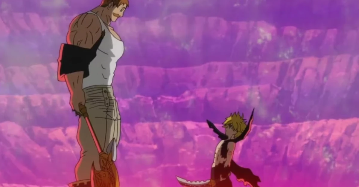 The Seven Deadly Sins Meliodas vs Escanor Fight The Seven Deadly Sins' Meliodas vs Escanor Fight