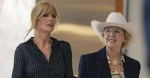 A moment from Season 1 finale Image via Paramount 51kb Dutton Ranch Finale Breakdown: Rob-Will’s Shocking Death, Carter’s Kidnapping and More