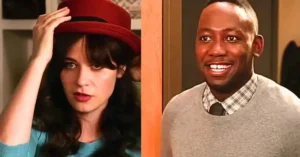 Jess and Winston in New Girl Image Via YouTube @Peacock 52kb Lamorne Morris Nearly Lost ‘New Girl’ Role – Zooey Deschanel and Cast Had to Fight for Him