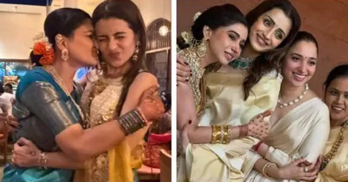 Khushbu Sundar posted a new picture with Trisha Krishnan days after she attended her daughters wedding. 54kb Khushbu Sundar posted a new picture with Trisha Krishnan, days after she attended her daughter's wedding.