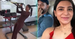 Samantha Ruth Prabhu and Raj Nidimoru 41kb 1 Samantha Ruth Prabhu Shows Baby Bump While Working Out With Raj Nidimoru