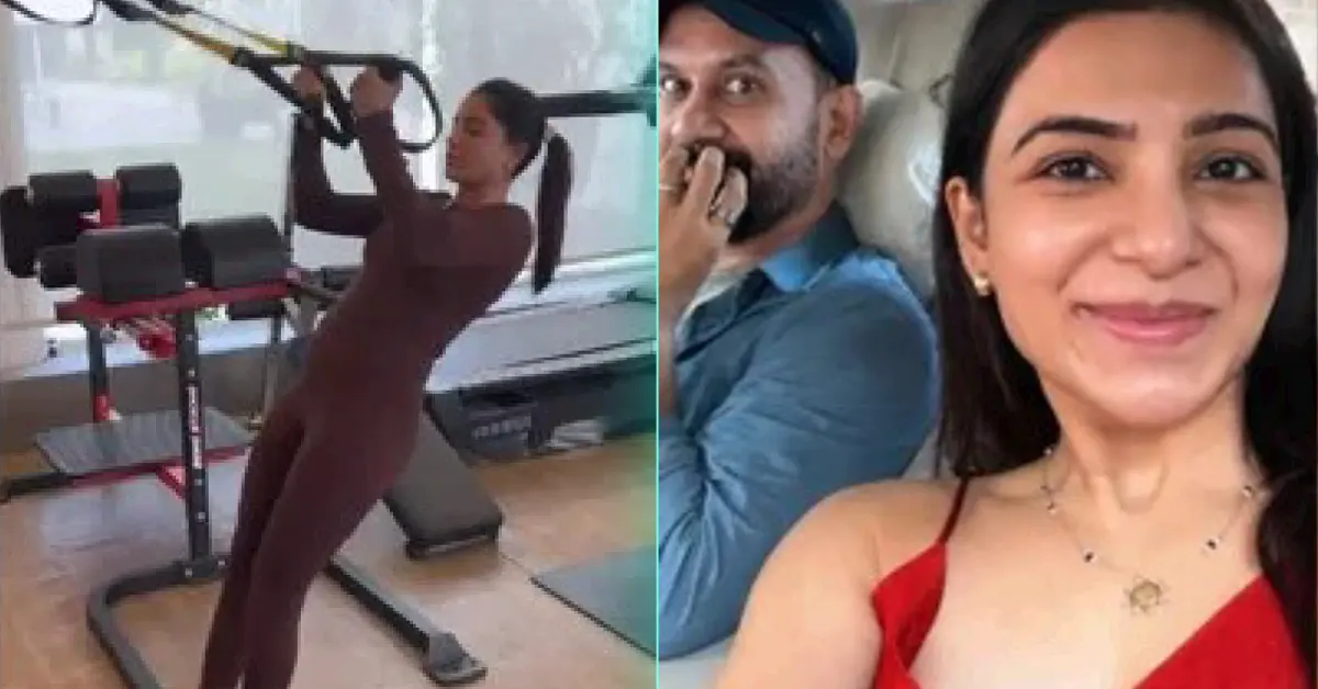 Samantha Ruth Prabhu Shows Baby Bump While Working Out With Raj Nidimoru