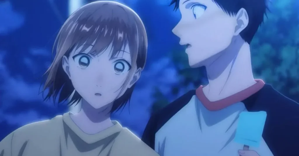 Still from the anime blue box - Source: Studio Electric Circus
