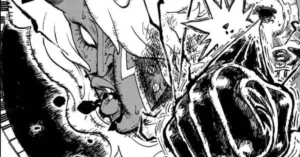 Still from the manga Source Shueisha Luffy Faces Imu in One Piece Chapter 1187 While Sanji’s Conqueror’s Haki Gets Major Hint
