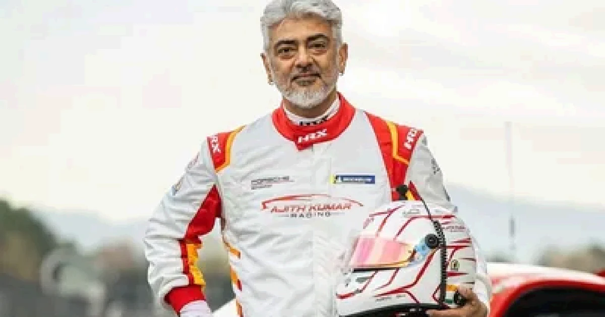 Actor Ajith Kumar escapes unhurt after car crash. 60kb Ajith Kumar Walks Away Safe After High-Speed Car Crash During European Racing Event