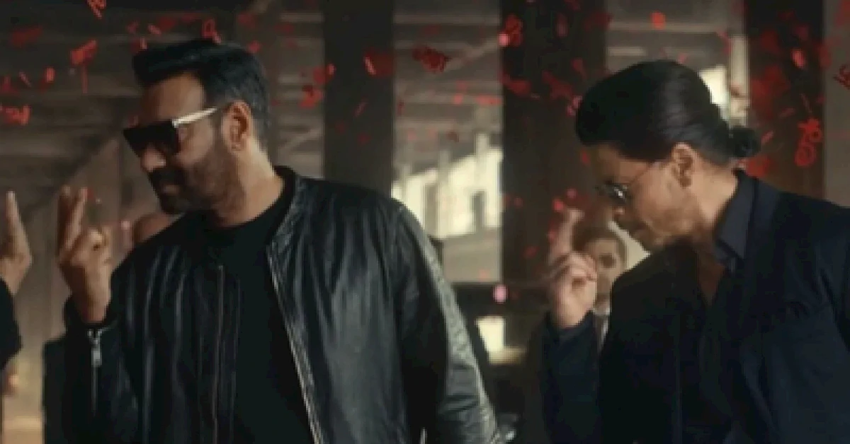 Ajay Devgn and Shah Rukh Khan in an ad for Vimal. 52kb Tukaram Mundhe Defends FDA Action Against SRK, Ajay Devgn, Tiger Shroff Over Vimal Ad: ‘It Applies to All’