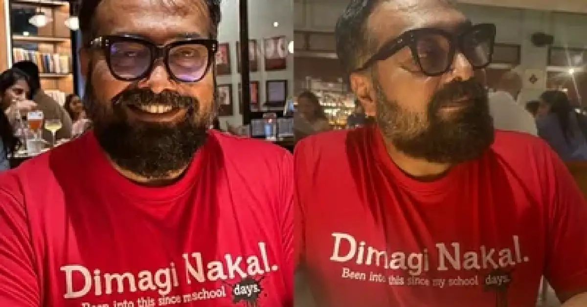 Anurag Kashyap says his dimagi nakal T shirt caught all attention. 45kb Anurag Kashyap’s ‘Dimagi Nakal’ T-Shirt Creates Buzz Online, Fans Ask Filmmaker to Launch Merchandise